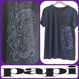 PAPI PURPLE SNAKE SHORT SLEEVE TEE